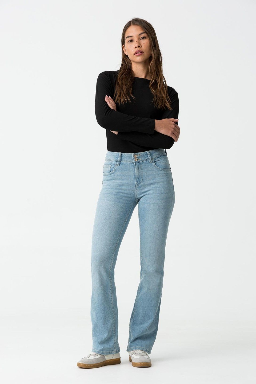 Jeans Zampa Light Push Up Chiaro