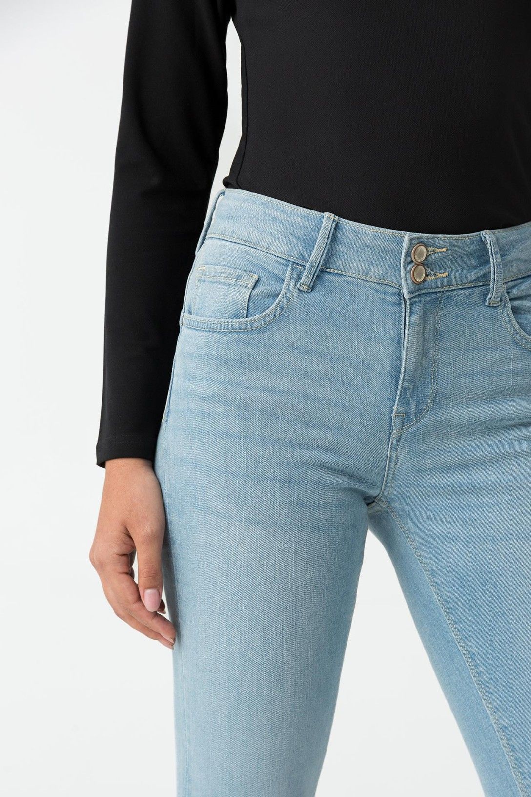 Jeans Zampa Light Push Up Chiaro