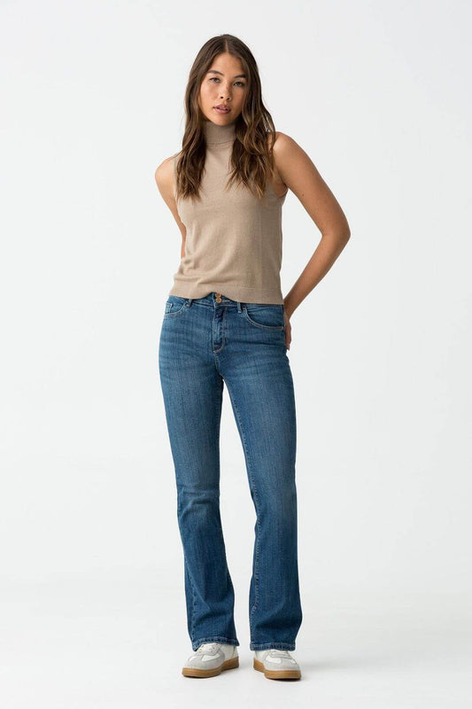 Jeans Zampa Push Up Scuro