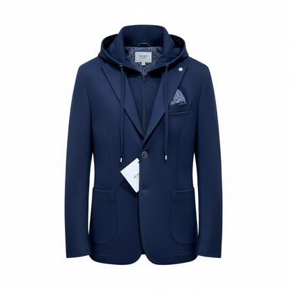 Giacca Punto Milano | Cappuccio Removibile | Blu | Nero