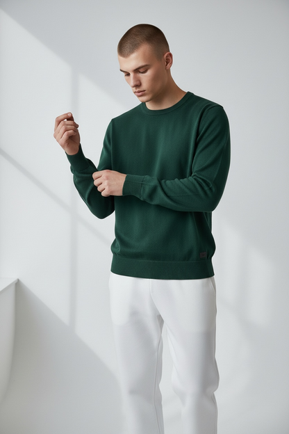Maglia Uomo Viscosa Girocollo Basic 7 Colori
