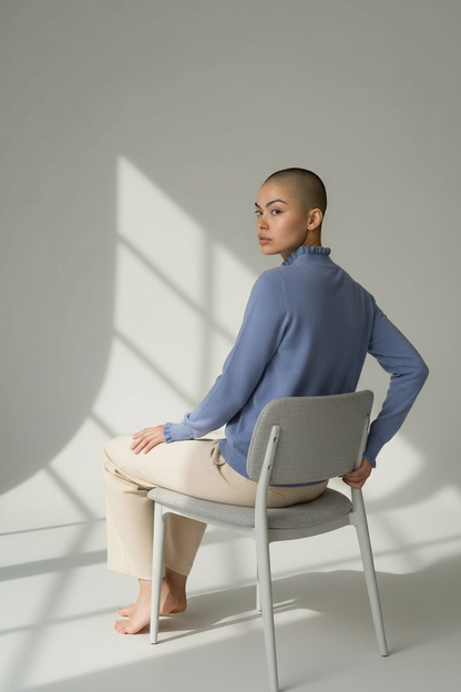 "Maglia lurex donna vista laterale - vestibilità slim fit taglia unica"