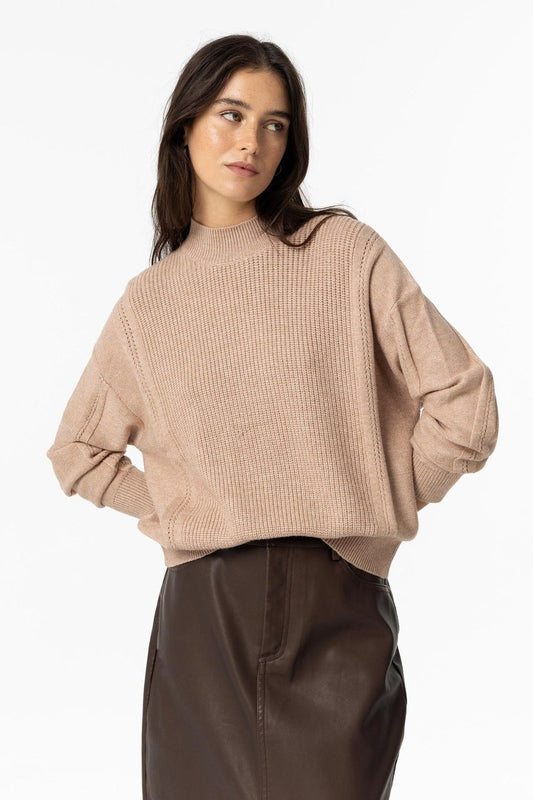 Maglione donna mezzo collo Tiffosi Anastacia - vista frontale
