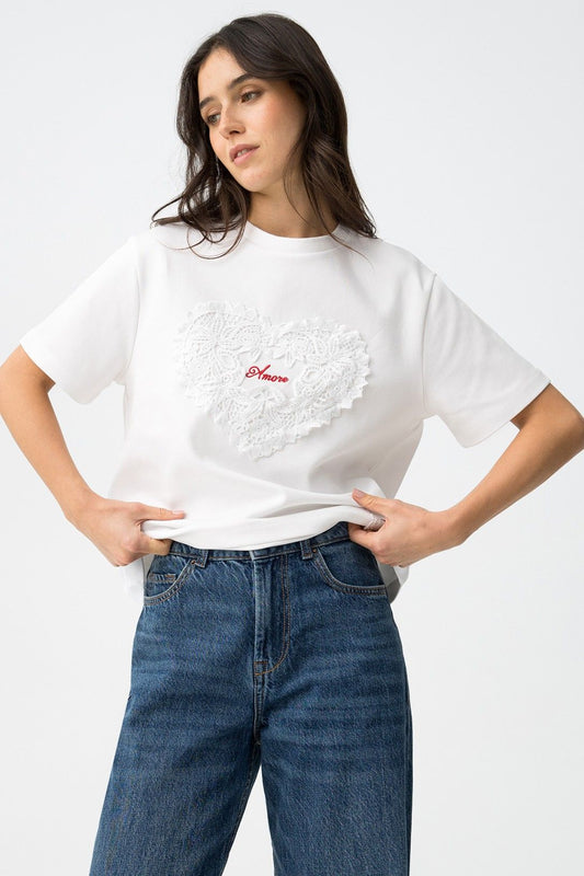 Maglia donna Aura cotone elastico - vestibilità regolare lunghezza normale