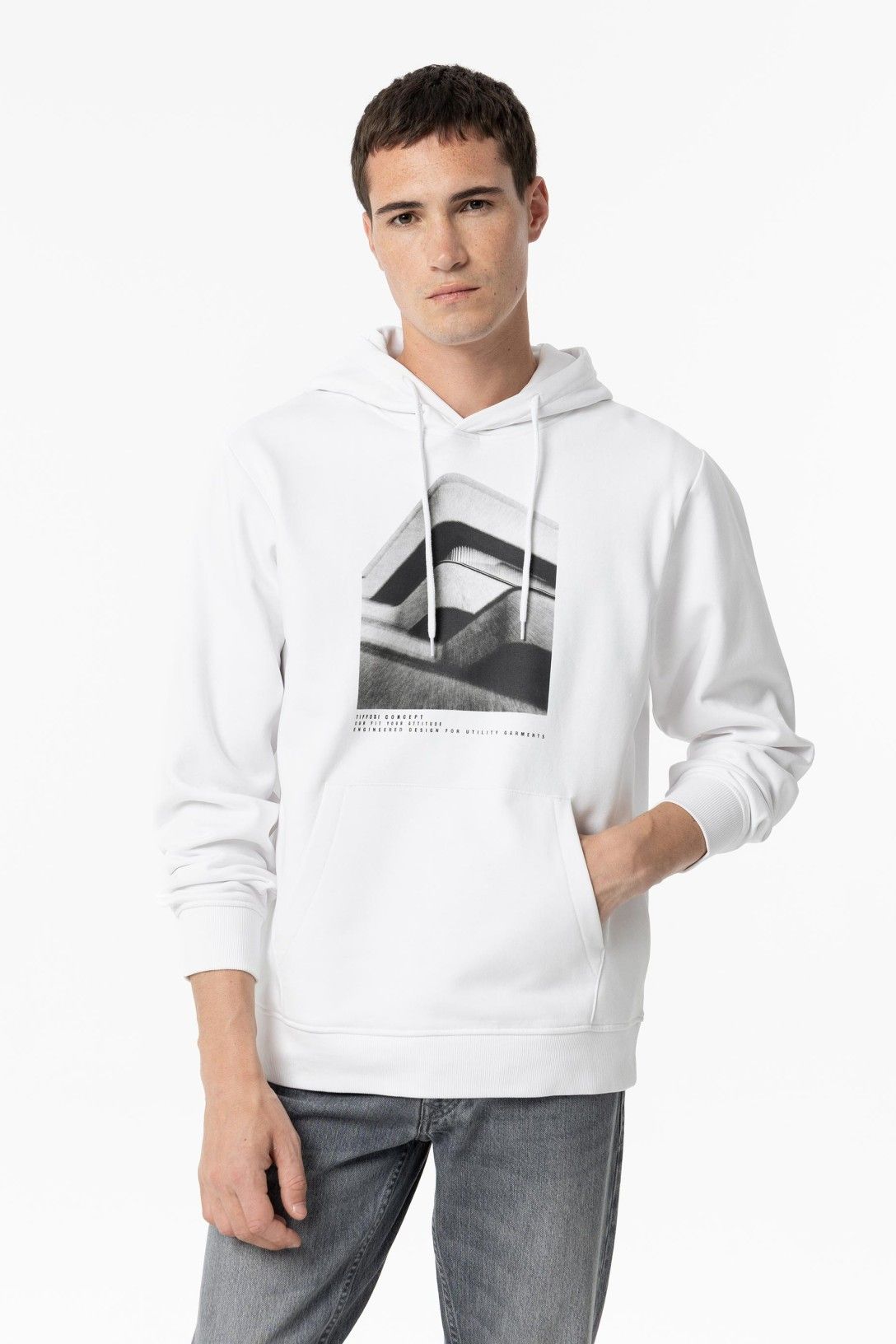 Bentlee White Sweatshirt