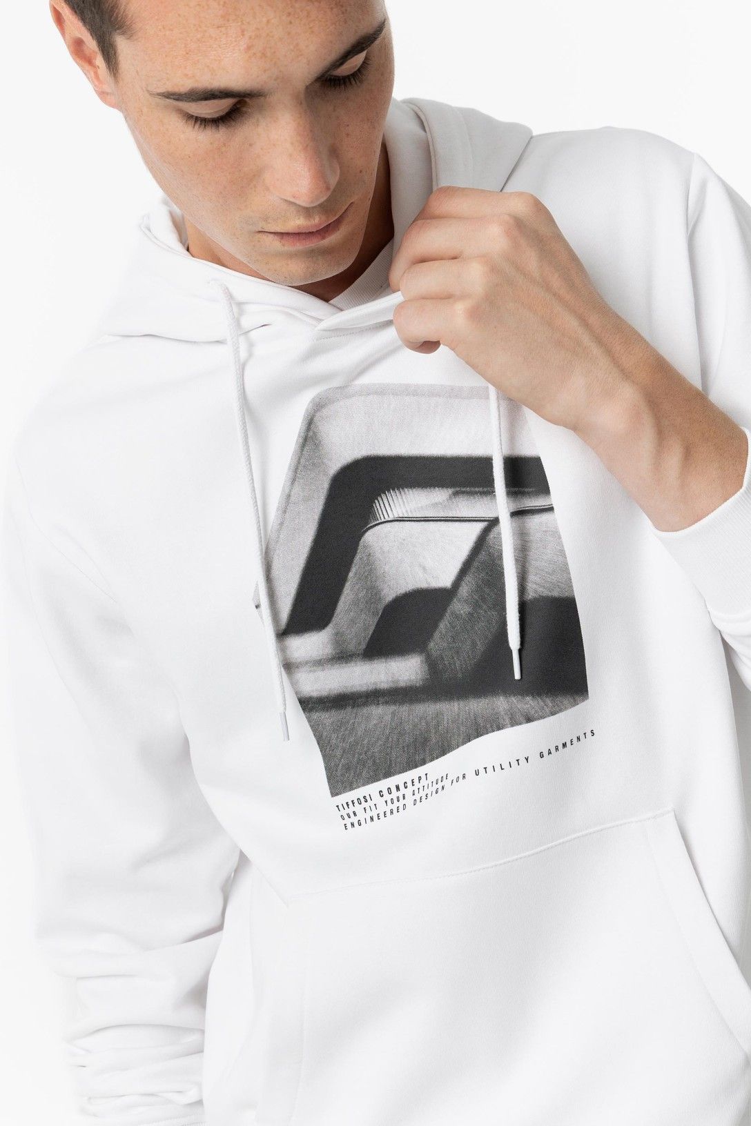 Bentlee White Sweatshirt