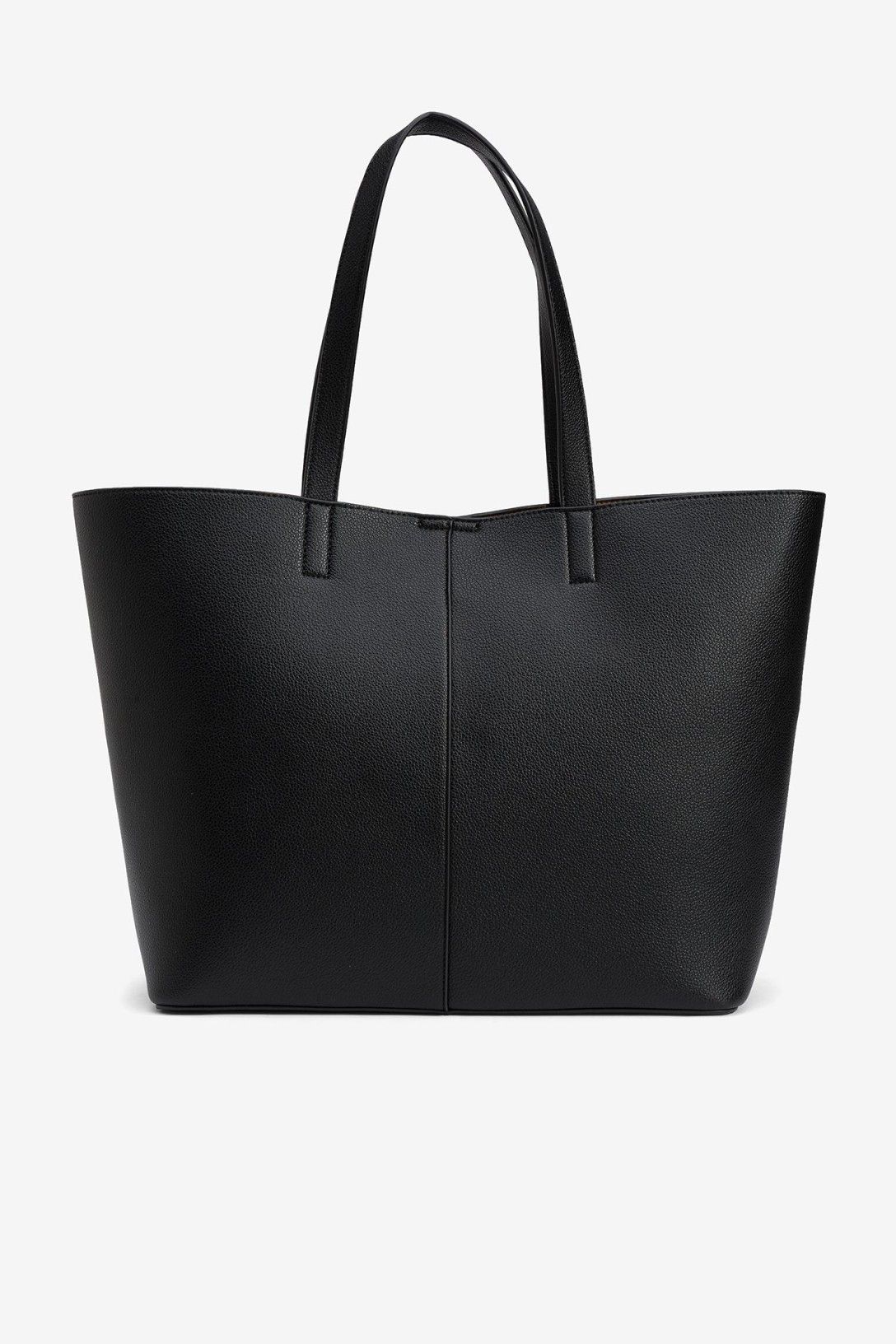 Borsa Bianca in Beige & Nero