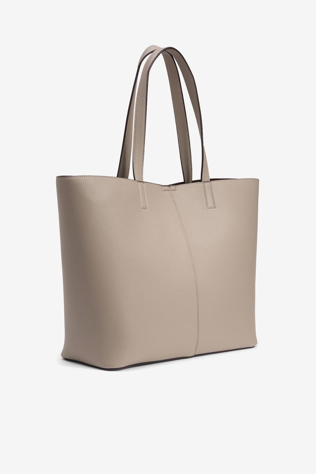 Borsa Bianca in Beige & Nero