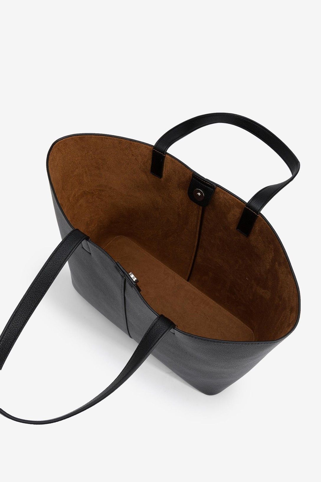 Borsa Bianca in Beige & Nero