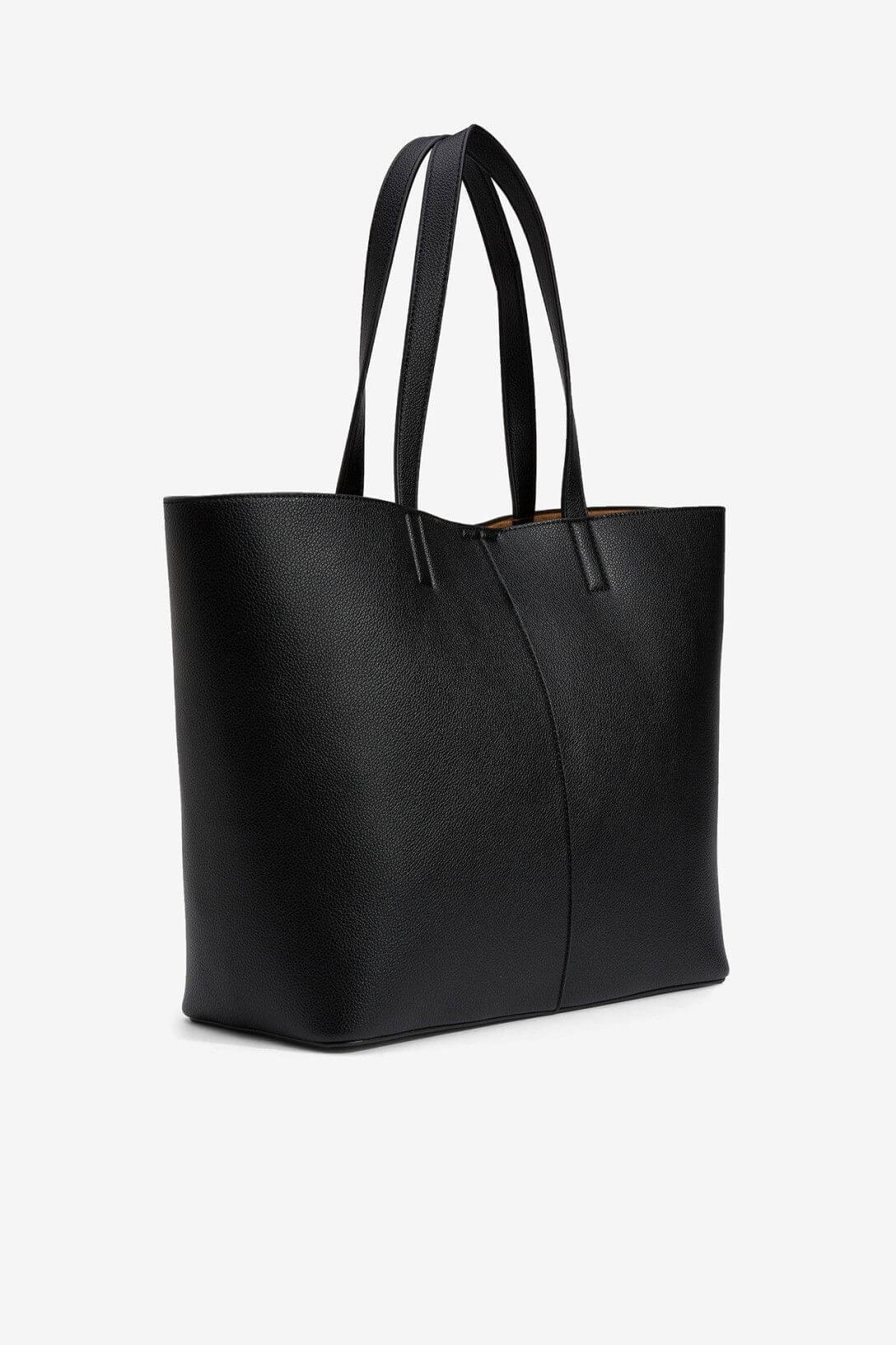 Borsa Bianca in Beige & Nero