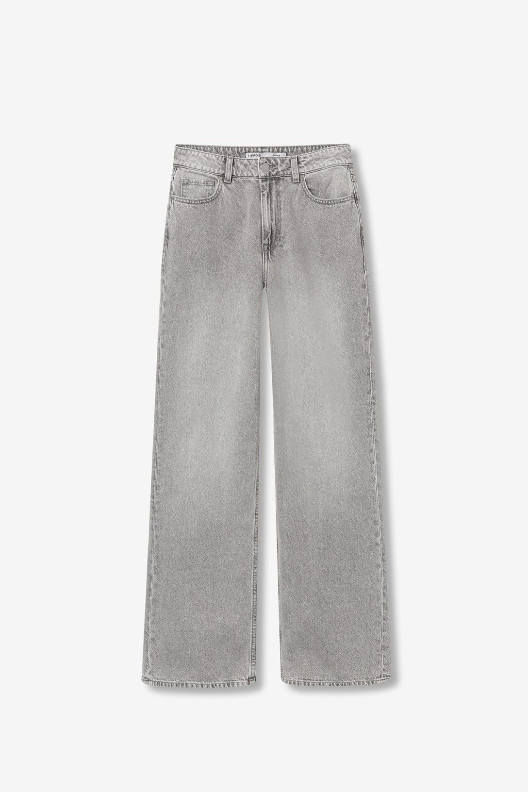 Jeans bonnye donna grigio wide leg Bonnye_52 - dettaglio vestibilità ampia e comoda