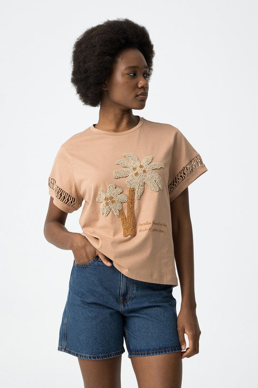 T-Shirt Chani Sabbia