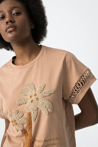 T-Shirt Chani Sabbia