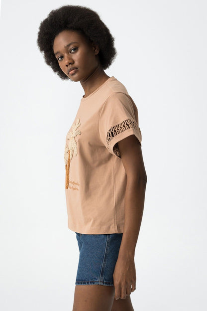 T-Shirt Chani Sabbia