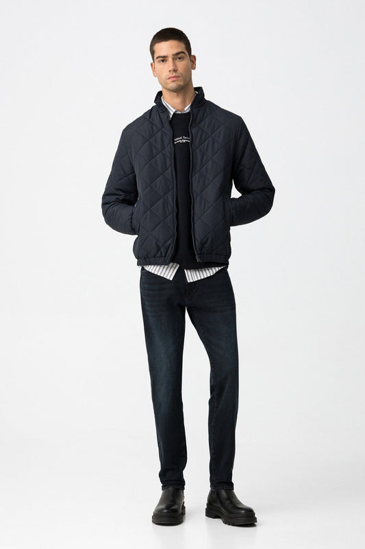 "Jeans uomo Dylan blu notte - vista frontale completa"