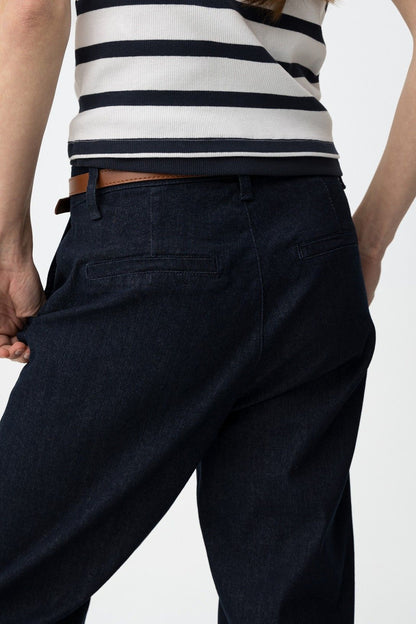 Jeans donna Emily tasca americana denim  Tiffosi - dettaglio tasche a friso posteriori- primavera estate 2026