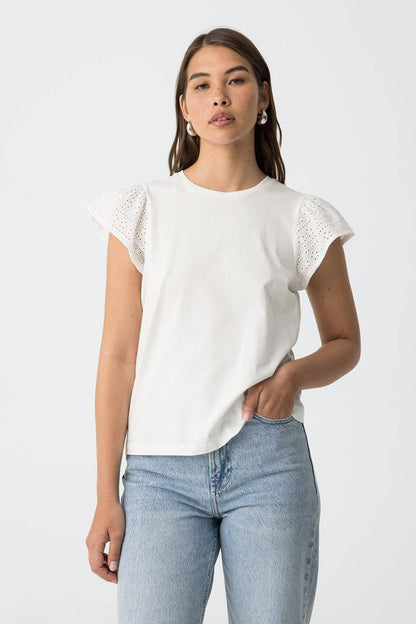 T-Shirt Graciosa Bianca|Blu|Verde