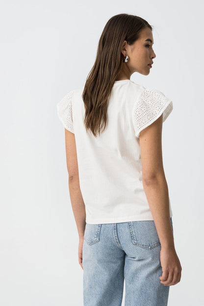 T-Shirt Graciosa Bianca|Blu|Verde