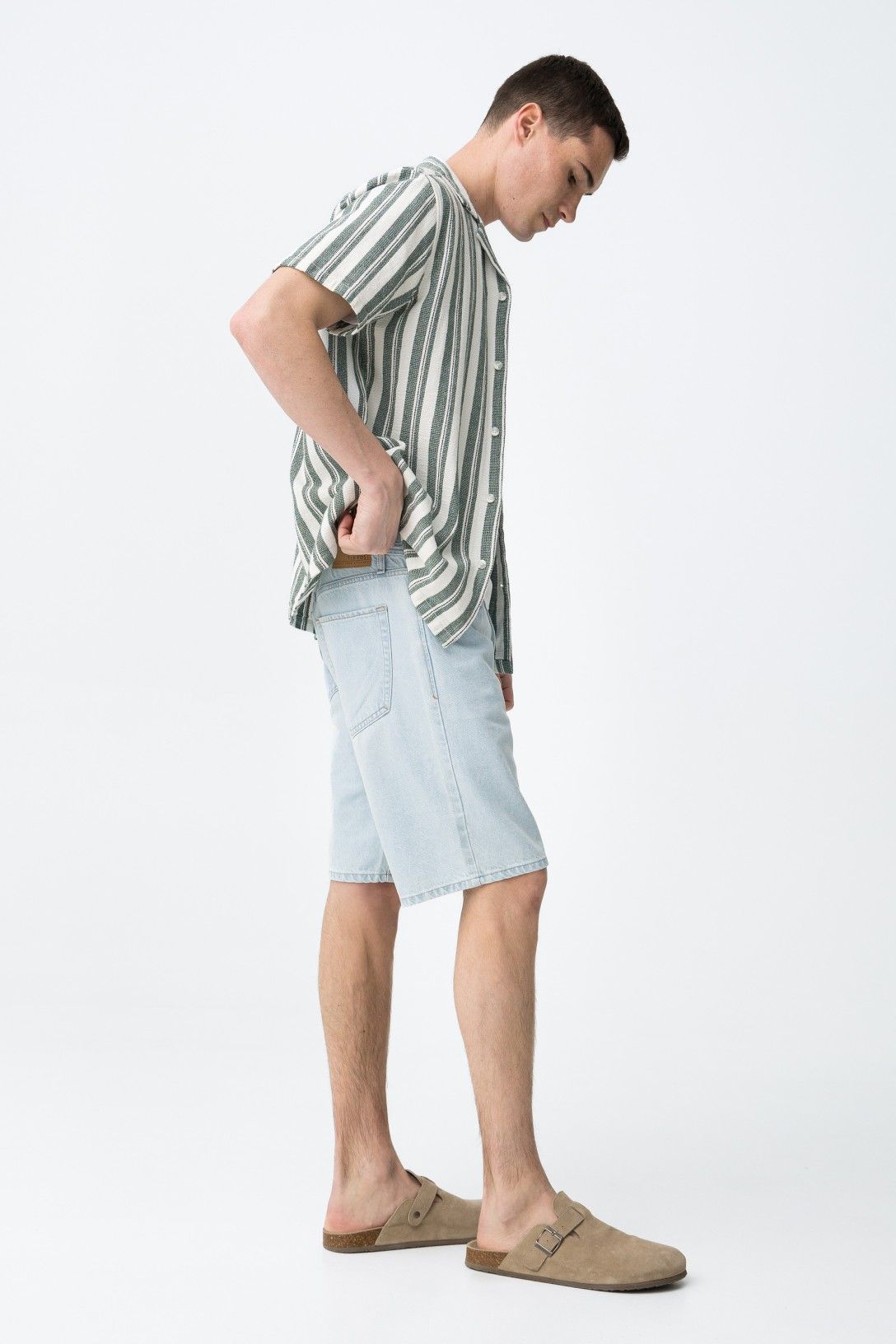  bermuda uomo Jacob Frarò – vista laterale, taglio regular fit