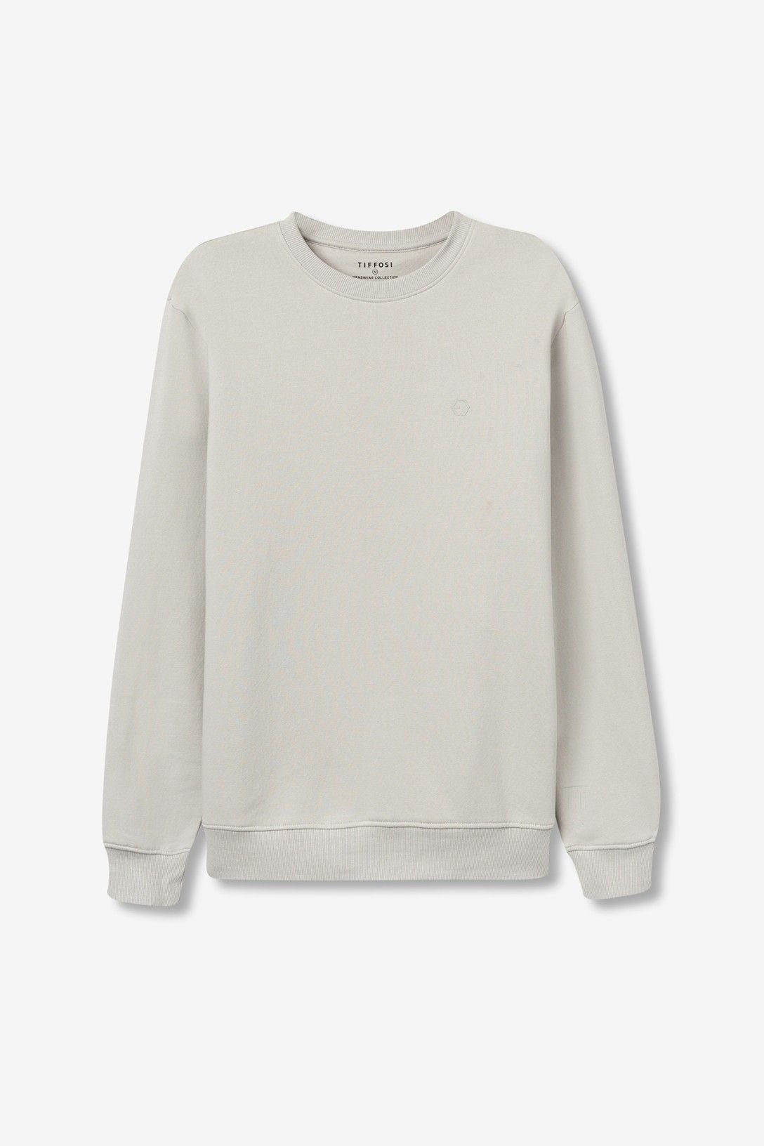 Felpa uomo Jamie grigia Tiffosi - vista completa basic casual