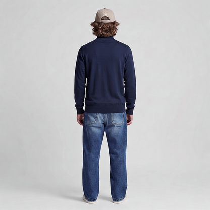 Jeans gamba larga uomo - dettaglio tasche  e vestibilità comoda