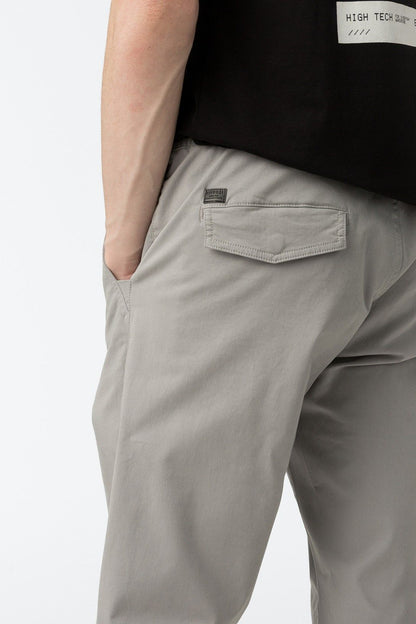 Pantalone Jogger Cotone- Beige|Grigio|Militare