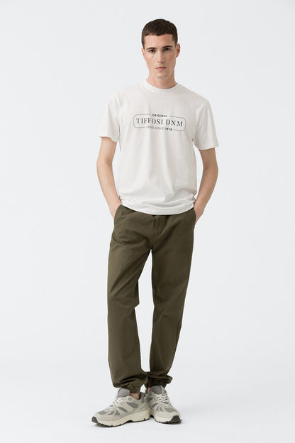 Pantalone Jogger Cotone- Beige|Grigio|Militare