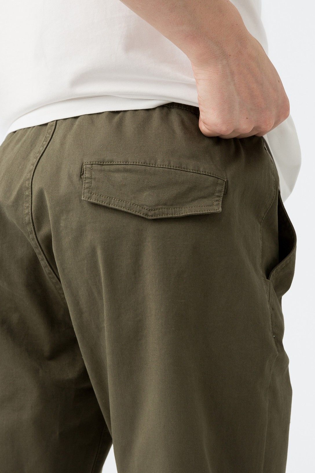 Pantalone Jogger Cotone- Beige|Grigio|Militare