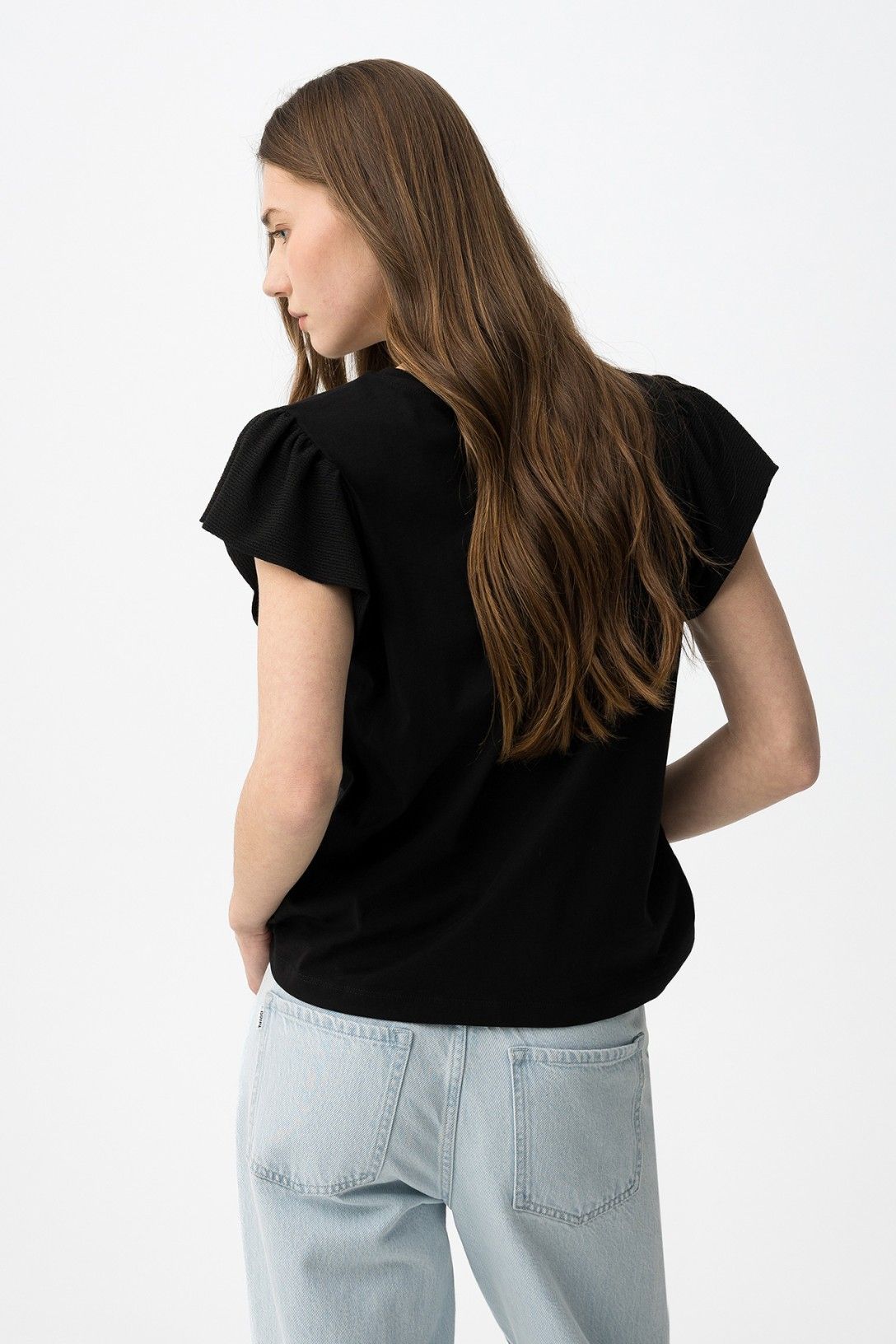 T-Shirt donna Kira Frarò Nero – vista posteriore