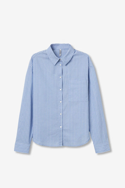 Camicia donna cotone vestibilità comoda - dettaglio qualità tessuto premium