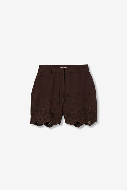  shorts Donna Lencastre cioccolato, stile elegante primavera estate 2026 - vista e-commerce