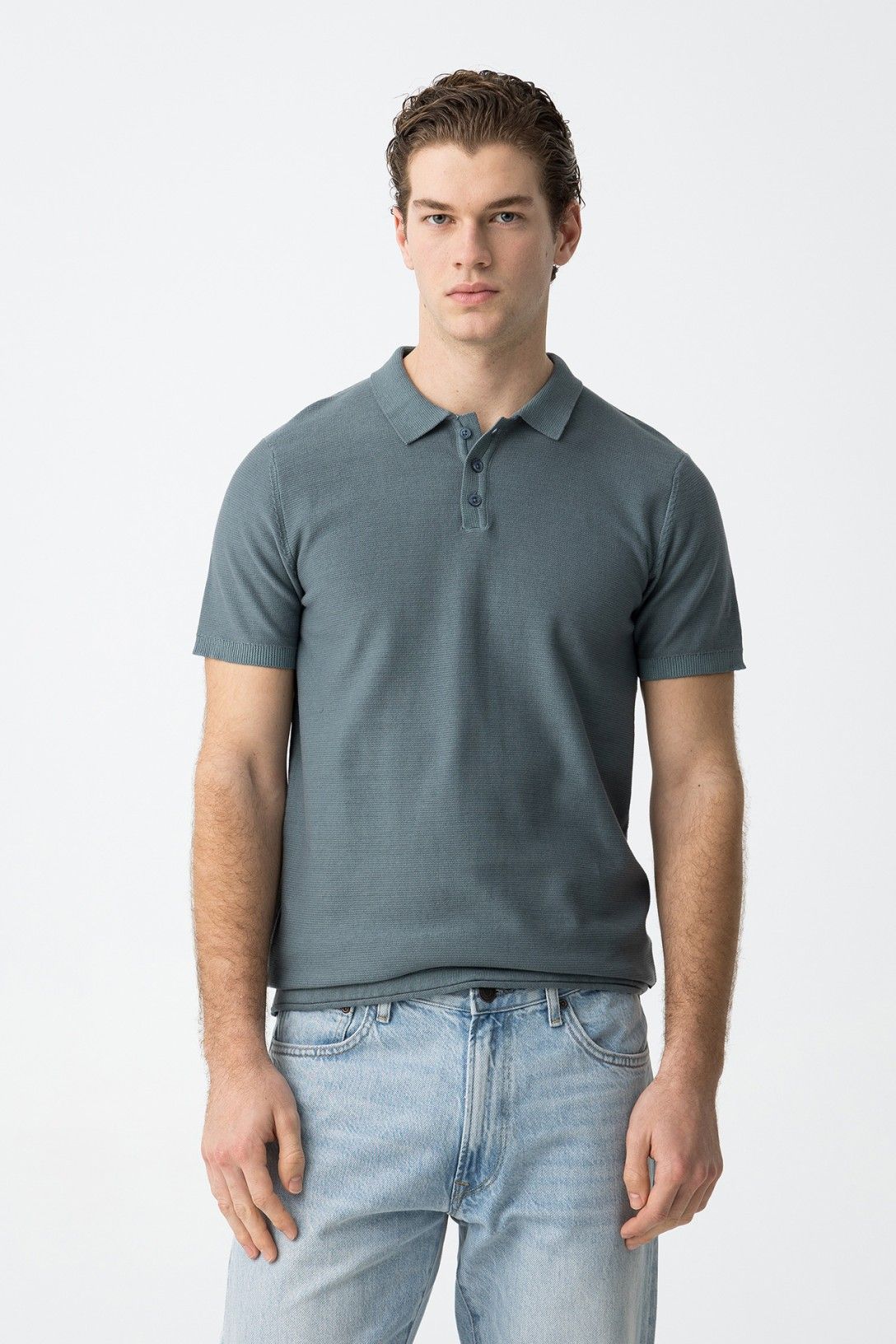 Polo Filo| Blu Mirage | Blu| Lewis