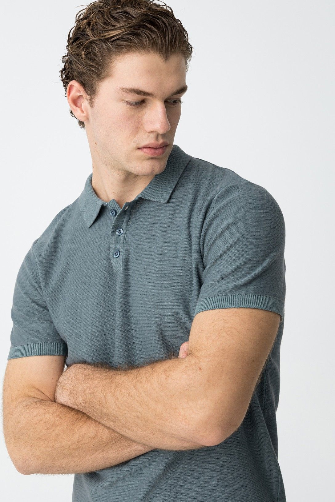 Polo Filo| Blu Mirage | Blu| Lewis