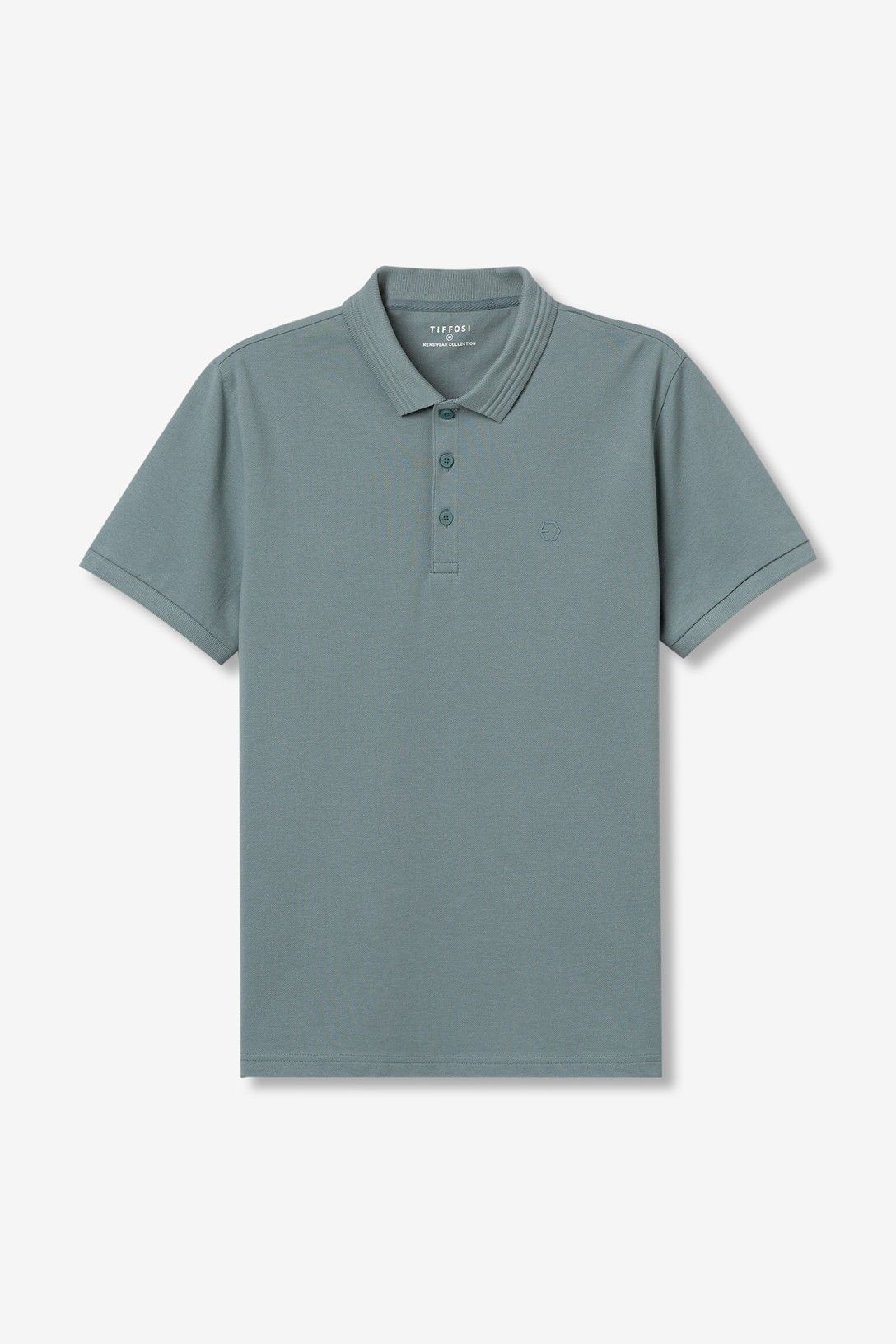 Polo Uomo Manning grigio scuro - maglia elegante cotone 100% colletto