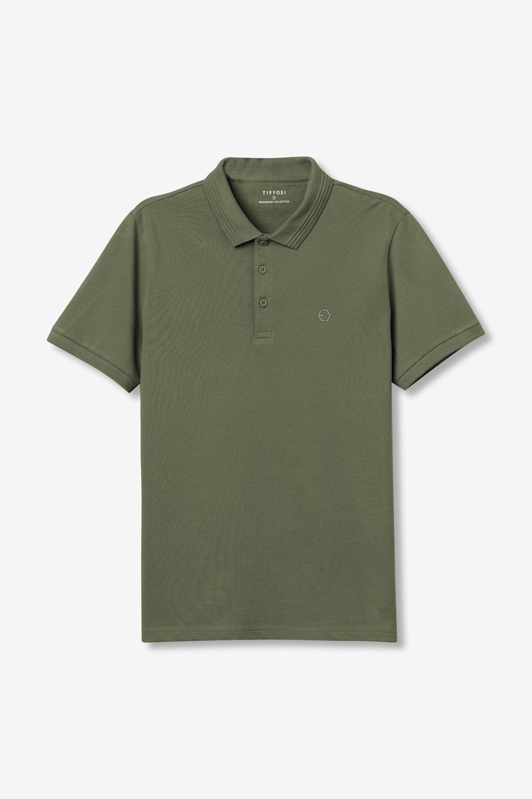 Polo Uomo Manning verde - maglia cotone colletto casual smart