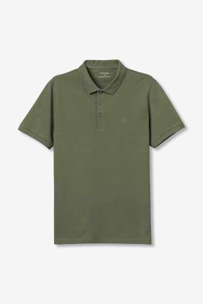 Polo Uomo Manning verde - maglia cotone colletto casual smart