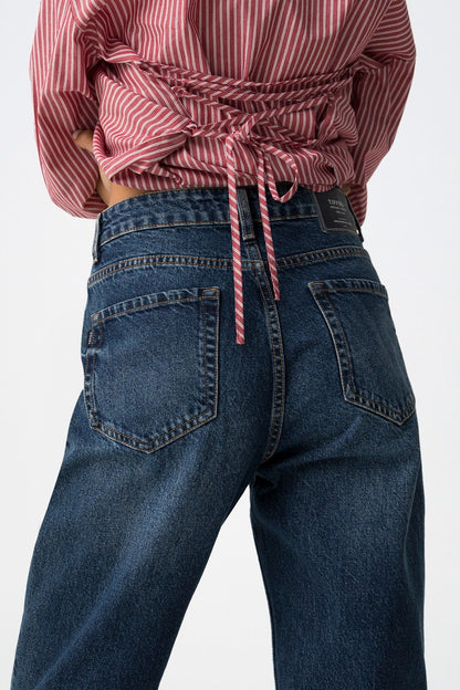 Jeans mom fit Tiffosi donna - dettaglio posteriore e tasche
