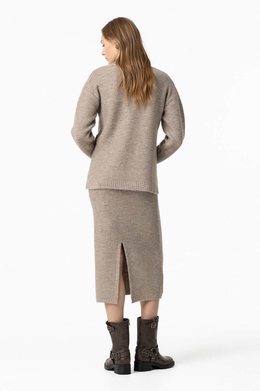 Coordinato Donna Muffin in Maglia di Lana - 2 Colori