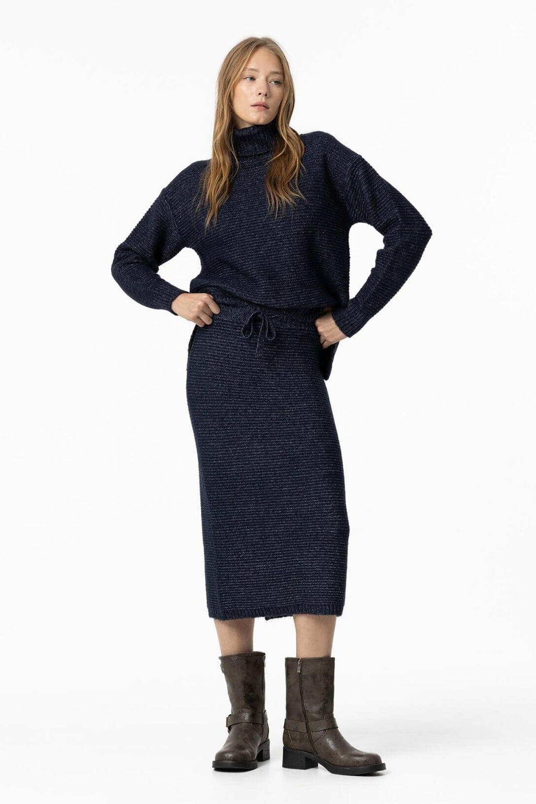 Coordinato donna Muffin blu - Set completo casual