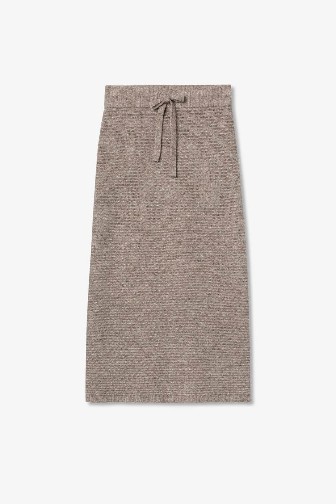 Gonna coordinata Muffin beige - Outfit casual inverno