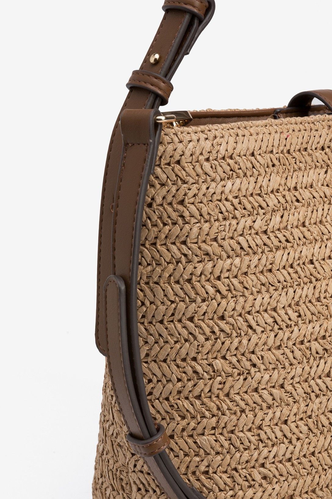 Borsa Nelly – accessorio donna casual chic in carta intrecciata 100% Paper – Frarò
