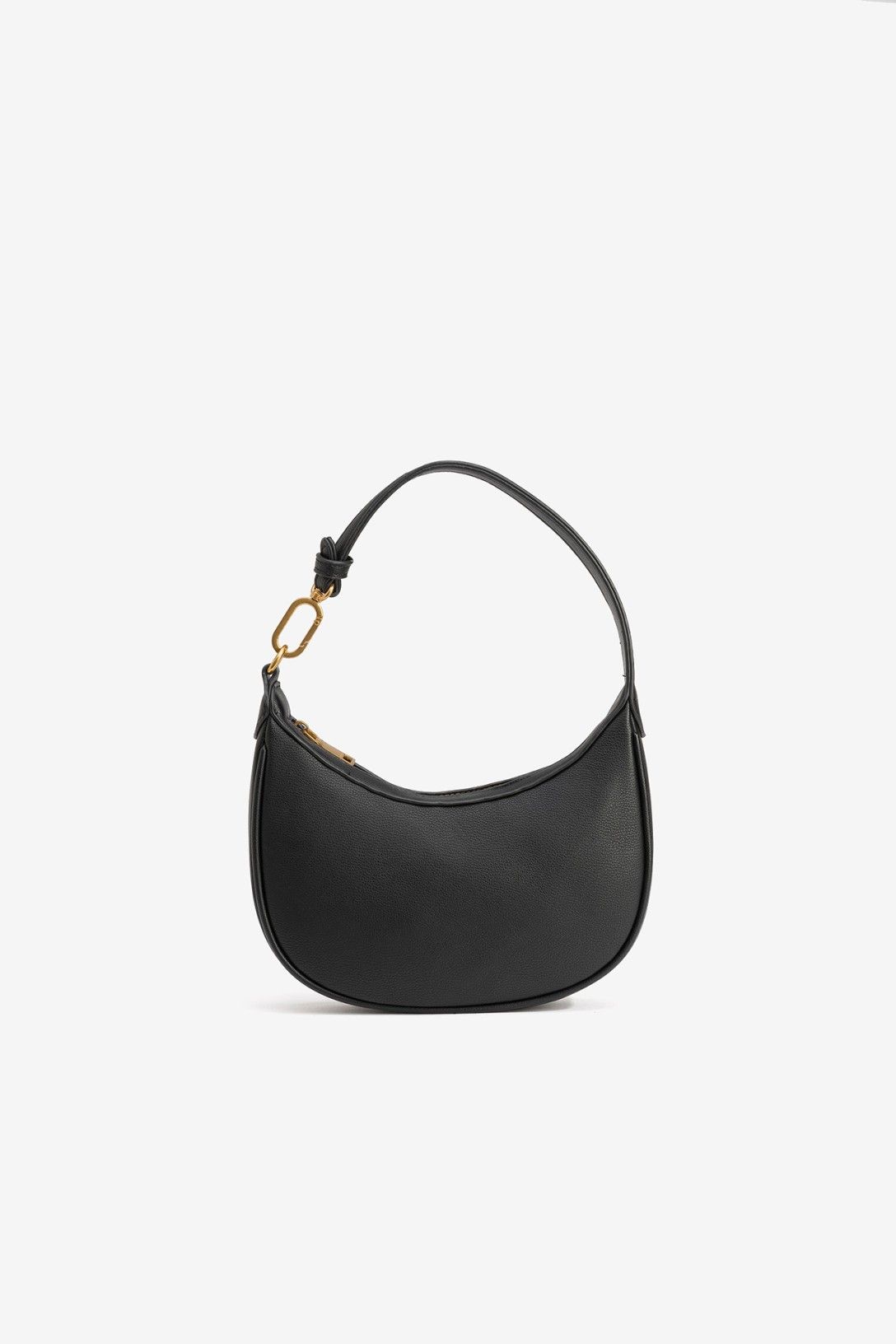 Borsa Pippa Black Tiffosi - vista retro similpelle nera
