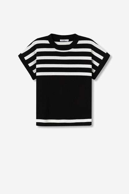T-Shirt Filo| Ploto | Nero | Bianco