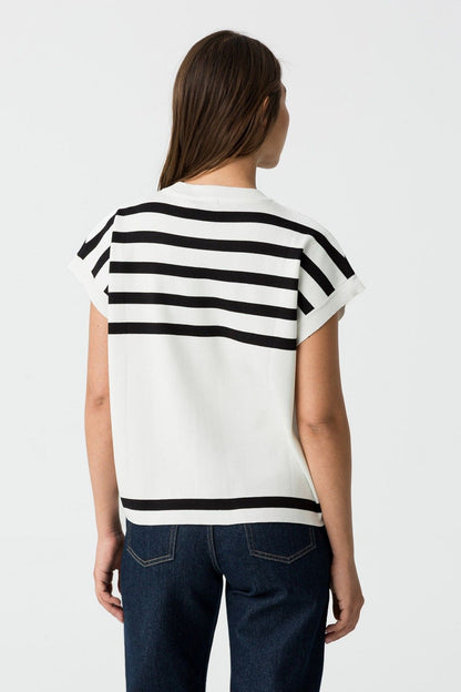 T-Shirt Filo| Ploto | Nero | Bianco