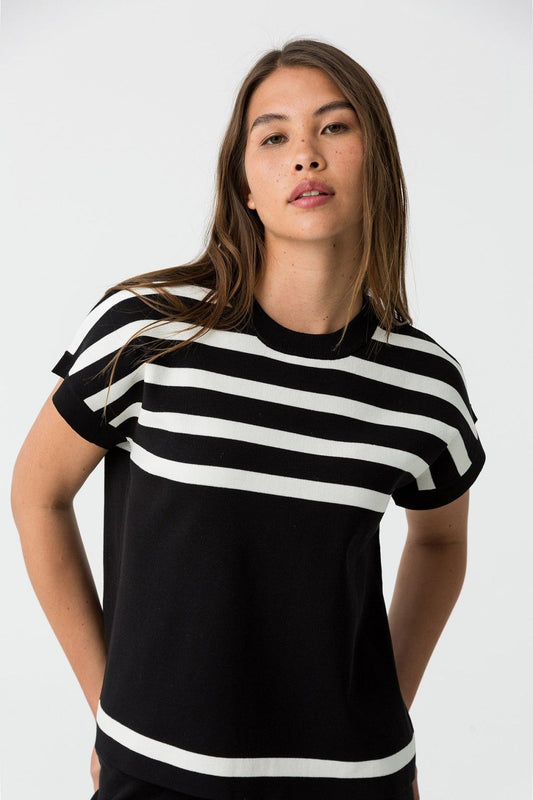 T-Shirt Filo| Ploto | Nero | Bianco