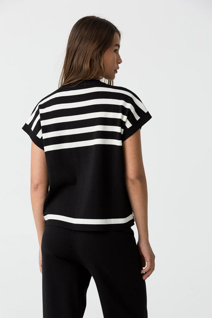 T-Shirt Filo| Ploto | Nero | Bianco