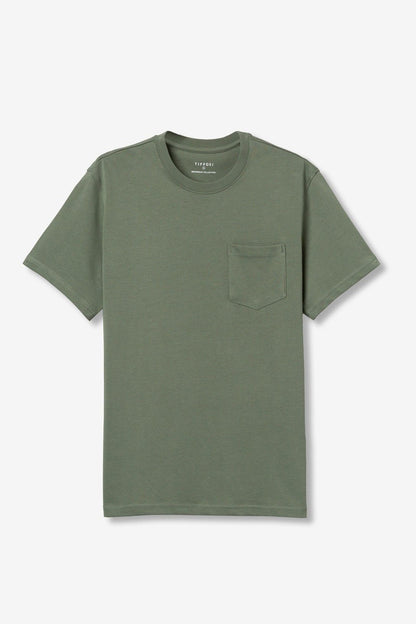 T-shirt uomo cotone Porter Tiffosi - Terzo colore disponibile verde
