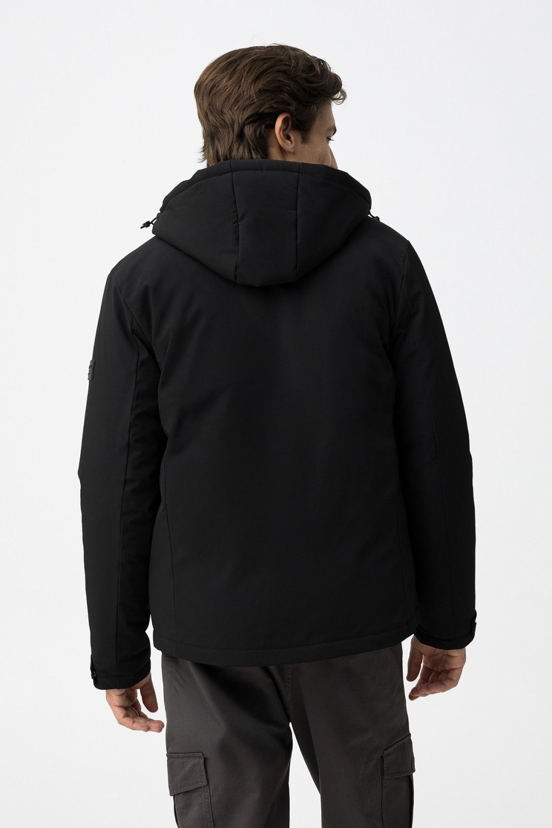 Giubbotto Uomo Portland Trapuntato con Cappuccio - Giacca Invernale Impermeabile Tiffosi