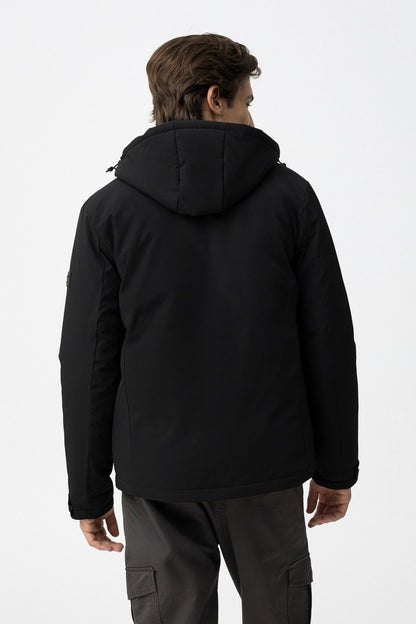 Giubbotto Uomo Portland Trapuntato con Cappuccio - Giacca Invernale Impermeabile Tiffosi