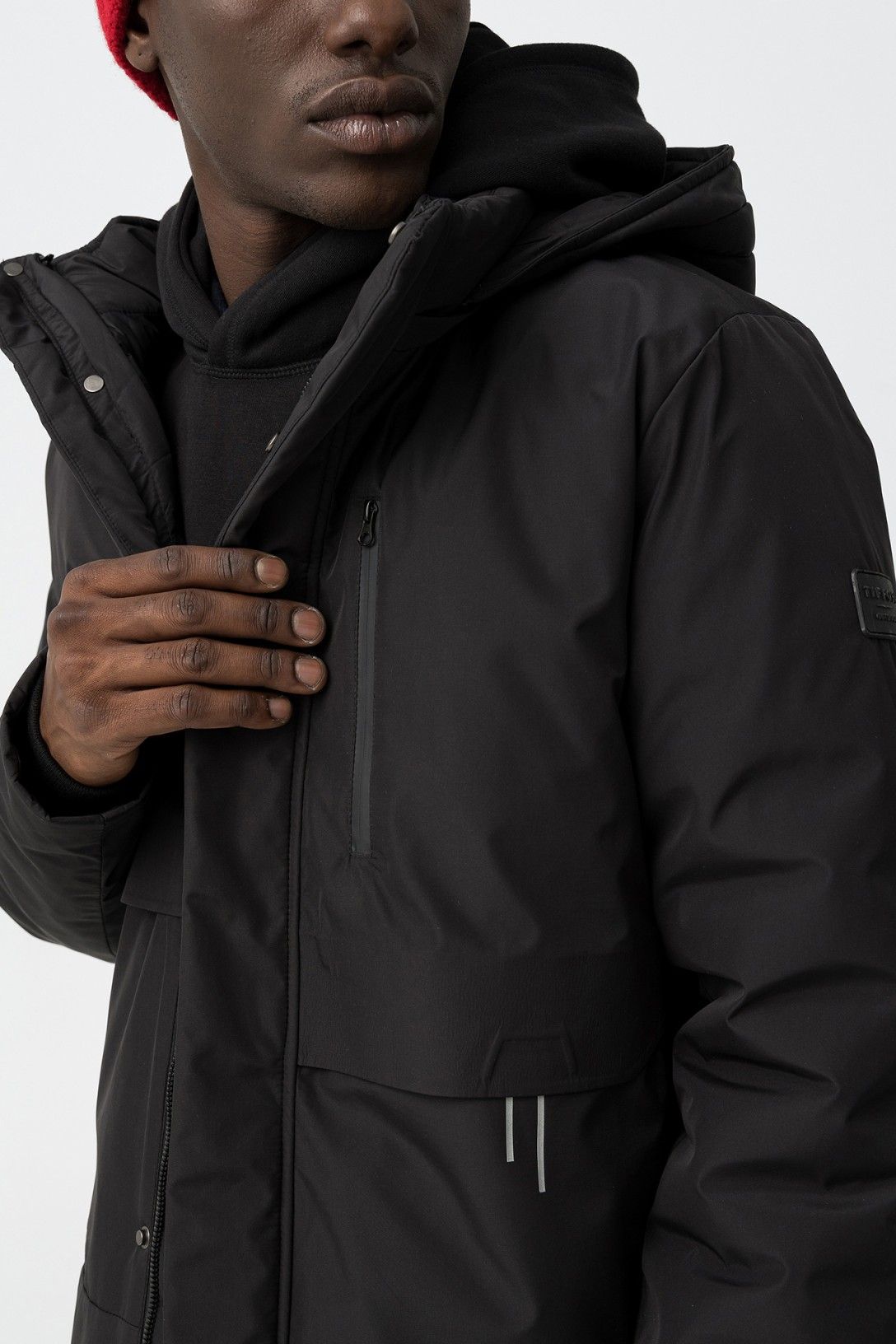 Dettaglio zip e tasche giubbotto Portmore 3 in 1